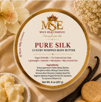 Pure Silk Unscented Whipped Body Butter