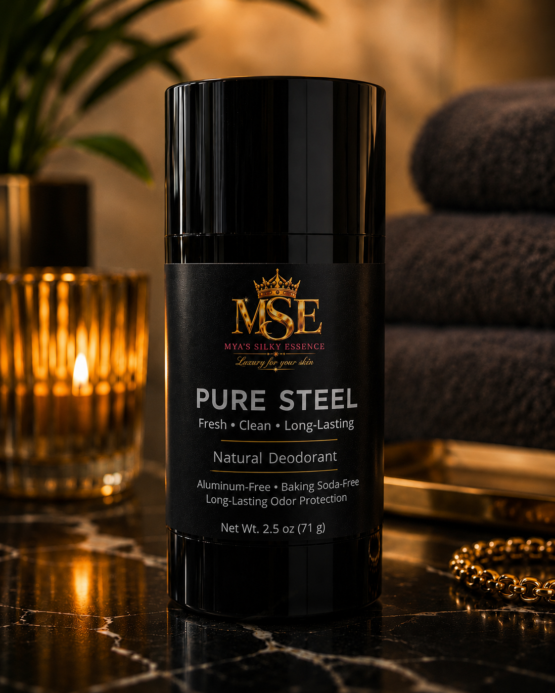 Pure Steel Natural Deodorant