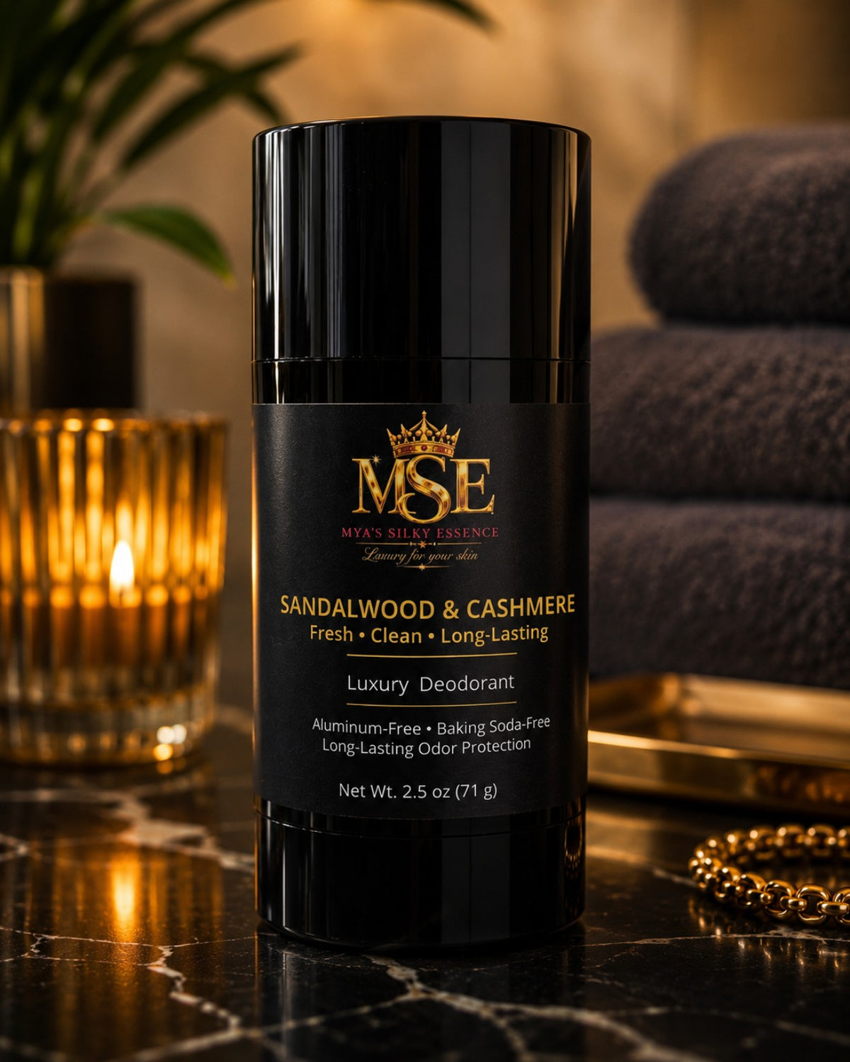Sandalwood + Cashmere Natural Deodorant